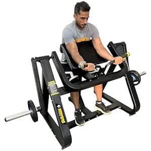 Bodylean Fitness Bicep Curl Bench Plate Load Commercial Gym Machine ...