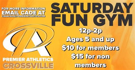 FUN GYM, Premier Athletics - Crossville, March 2 2024 | AllEvents.in