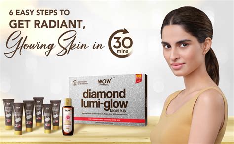 WOW Skin Science Diamond Facial Kit For Polished Skin | Made With ...
