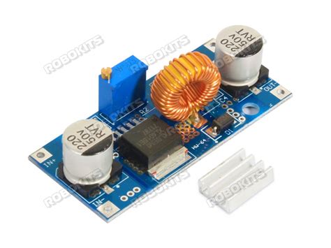 Step down DC-DC adjustable voltage regulator 5V-32V 5A (XL4015E1 Based ...