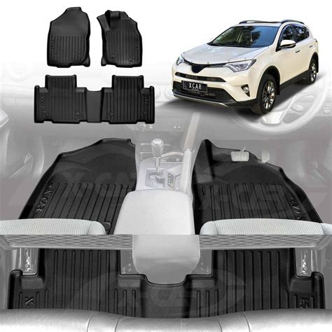 Toyota RAV4 2013–2018 Floor Mats | All Weather Heavy Duty Liners | X-CAR