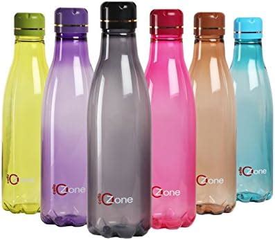 Cello Ozone Plastic Fridge Water Bottle, Set of 5, 1000ml, Multicolor ...