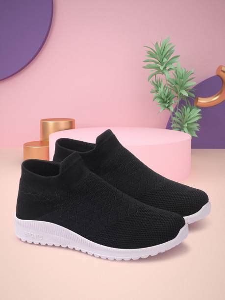 Black Sneakers Womens - Buy Black Sneakers Womens online at Best Prices ...