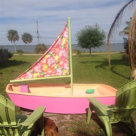 Boat Sandbox for Outdoor Kids