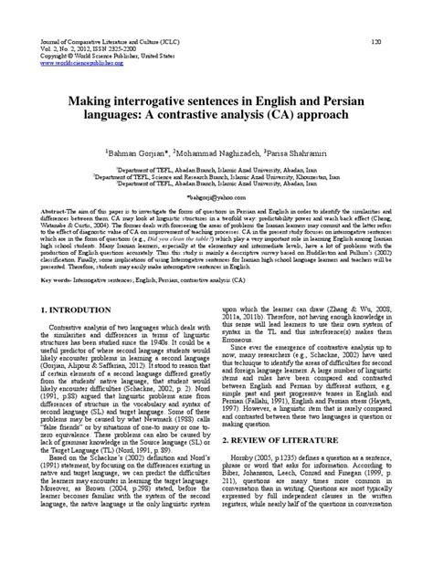 Image result for Contrastive Analysis Example