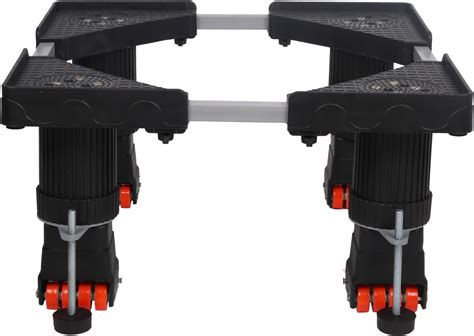 Dazzelon Multi-Functional Movable Adjustable Base Swivel Wheels Trolley ...