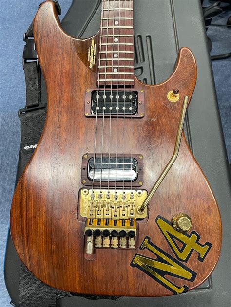 Washburn N4 all padauk.パーフェクトカスタム！超レアな初期限定生産物！ヌーノ nuno パドゥーク Floyd ...