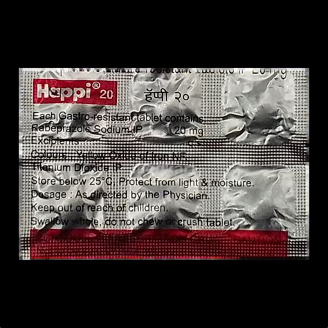 HAPPI 20MG TABLET 15'S Price, Uses, Side Effects & Substitutes | Medkart