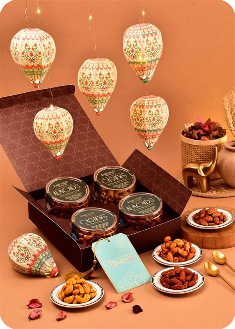 Diwali Gift Hamper Contains: Apricot 150g, Dates 125g, Figs 150g with a ...