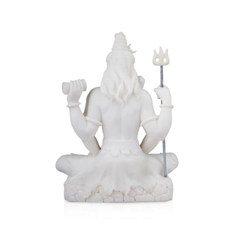 Giri - Mahadev Marble Murti | Lord Shiva White Statue | Shivan Idol