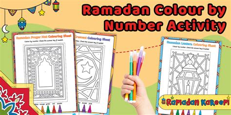 Ramadan Colour by Number Activity
