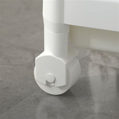 VESKEN trolley, white, 54x18x71 cm (211/4x71/8x28") - IKEA