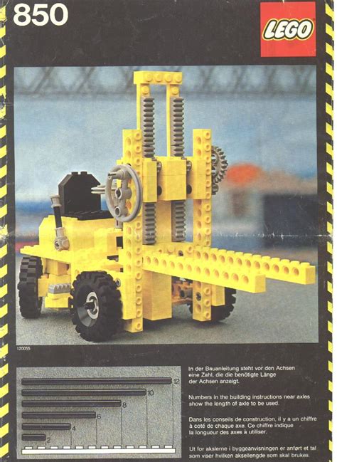 Lego on sale forklift instructions