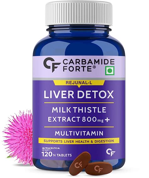 Carbamide Forte Liver Support Supplement with Milk Thistle Extract ...
