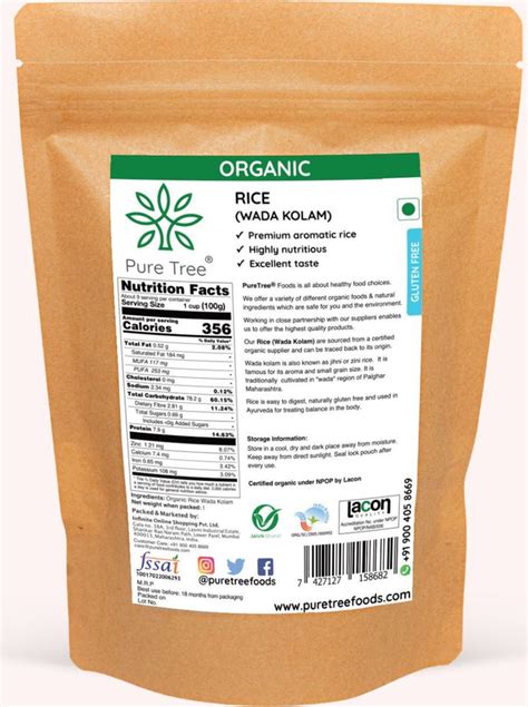 Organic Wada Kolam Rice – Puretree Foods