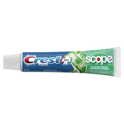 Crest Plus Scope Complete Active Fresh 155g, Whitening Toothpaste ...