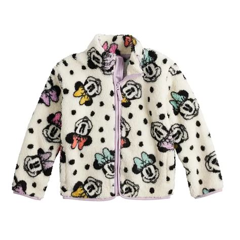 Disney's Minnie Mouse Toddler Girl Printed Sherpa Fleece Jacket by ...
