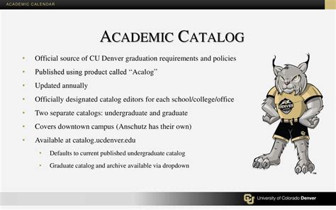 the cu denver academic calendar - ppt download