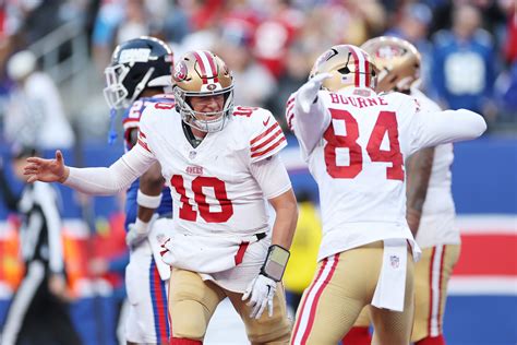 49ers’ Kendrick Bourne reacts to being one yard short from $500,000 bonus