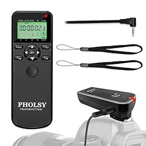 Buy PHOLSY Intervalometer for Canon Shutter Release C6 Timer Remote ...