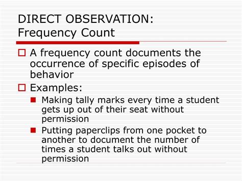 Image result for Behavioural Observation Example