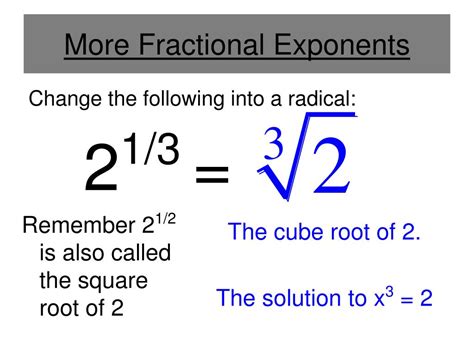 Image result for How Do You Rewrite Fraction Exponents