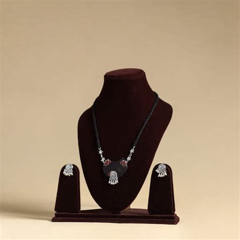 Shop Oxidised German Silver Necklace Sets Today | iTokri