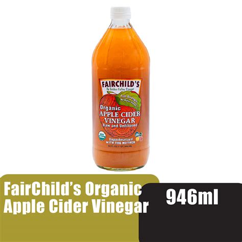 FAIRCHILD'S ORGANIC APPLE CIDER VINEGAR 32OZ | HTM Pharmacy