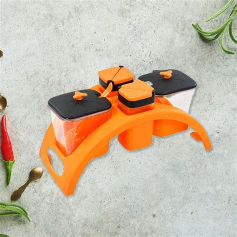 Multipurpose Pickle Jar Set (Multicolour, 4 pcs) — DeoDap