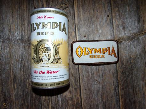 Vintage Olympia Beer Brewing Co Collectors Tin Beer Can & New Brewery ...