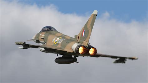 Eurofighter Typhoon Jet Fighter Aircraft Warplane | 4K HD Wallpaper ...