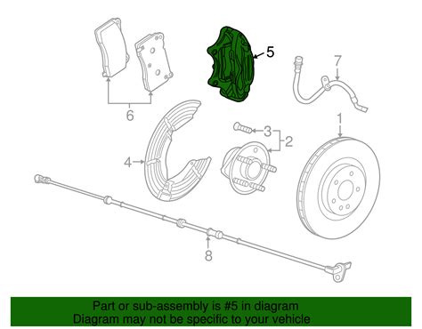 2014-2015 Chevrolet SS Front Passenger Side Disc Brake Caliper Assembly ...