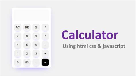 How to Make a Calculator with JS Code 的图像结果