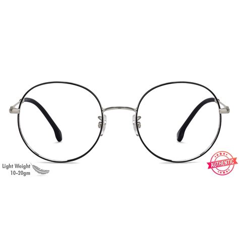 Buy Carrera 194 G Silver Black 84J Unisex Eyeglasses at Lenskart.