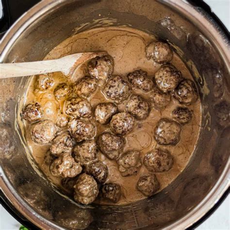 Instant Pot Swedish Meatballs Recipe