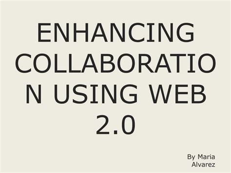 Image result for Web 2.0 Collaboration Tools