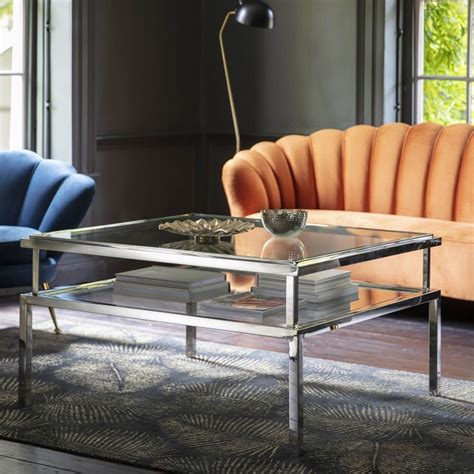 20 Best Ideas Elevate Your Living Space with Chrome and Glass Coffee Tables