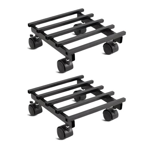 OrganicBazar Heavy Duty Metal Plant Stand with Wheels for Indoor ...