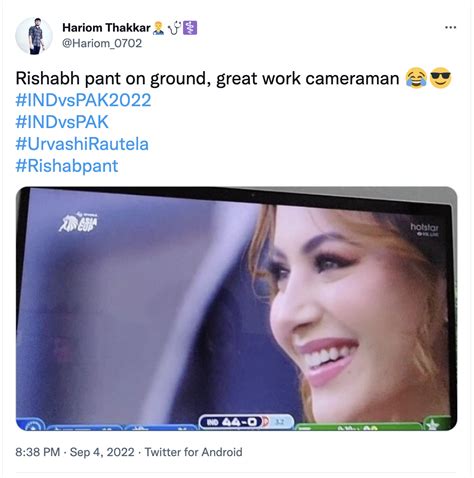 Trolls blame Urvashi Rautela for Pant’s poor performance in India vs ...