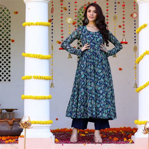 Kalista Gher Gerogette Kurta – Kameez.co
