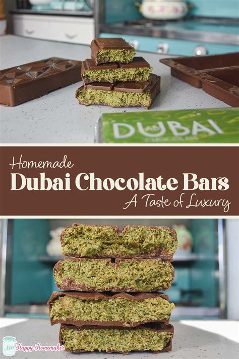 Homemade Dubai Chocolate Bars (A Taste of Luxury)