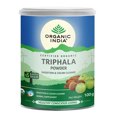 Organic India Triphala Powder, 100 gm Price, Uses, Side Effects ...