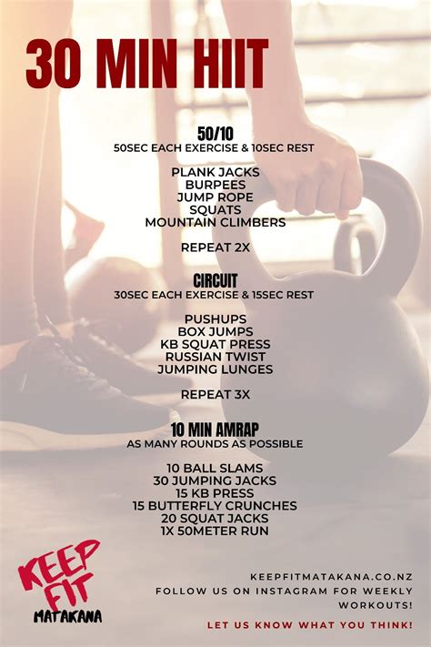 30min HIIT workout 💪 | Crossfit workouts for beginners, Crossfit ...