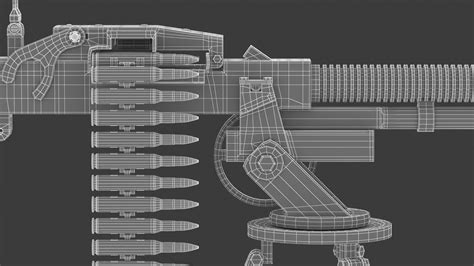 DShK Heavy Machine Gun 3D model | CGTrader
