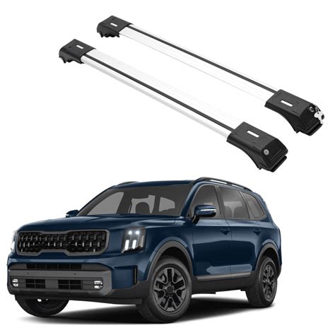 ERKUL Roof Rack Cross Bars for 2023-2025 Kia Telluride X-Line and X-Pro | Aluminum Crossbars ...