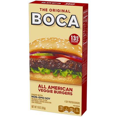 Boca All American Veggie Burgers (Ingredients Analysis) - Clean Food Facts