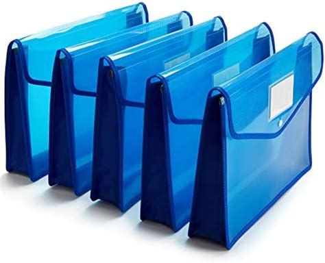 Baraky Plastic Wallet Folder Envelope Poly Envelope Expandable File ...