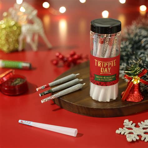 Trippie Day Christmas King Size Pre Rolled Cones India | Ubuy