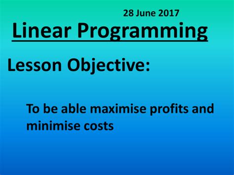 Image result for GCSE Linear Programming