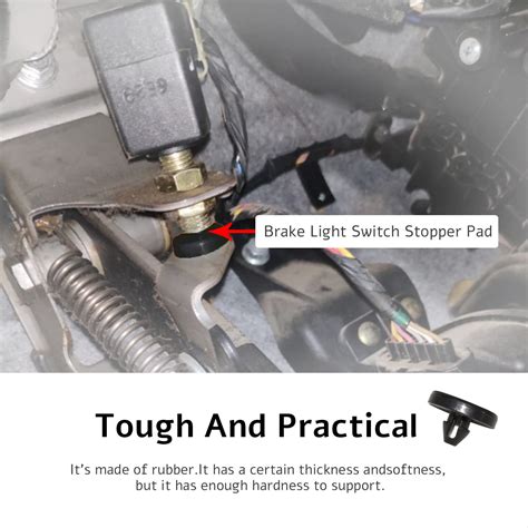 10Pcs Brake Pedal Stopper Brake Light Switch Stopper For, 53% OFF